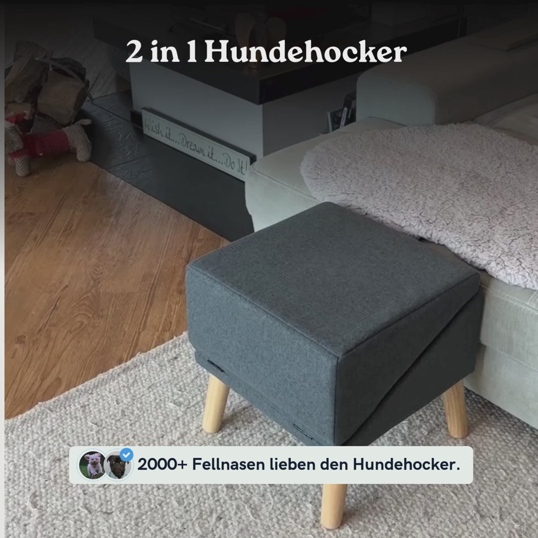 2 in 1 Hundehocker Luna - Beige